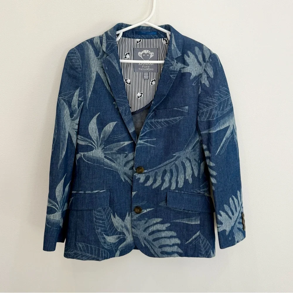 APPAMAN boys tropical sports jacket- size 8- EUC like new - Picture 3 of 6
